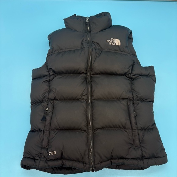 The North Face Women’s Size Small 700 Goose Down Puffer Vest Black - Picture 1 of 14